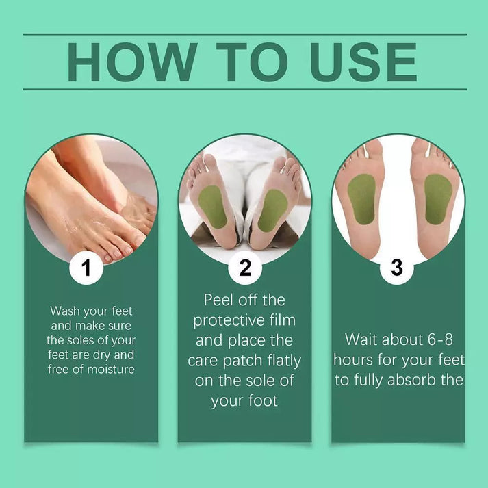 Green Bee Venom Foot Patches 🐝✨ (Buy 1 Get 1 Free🔥🔥)