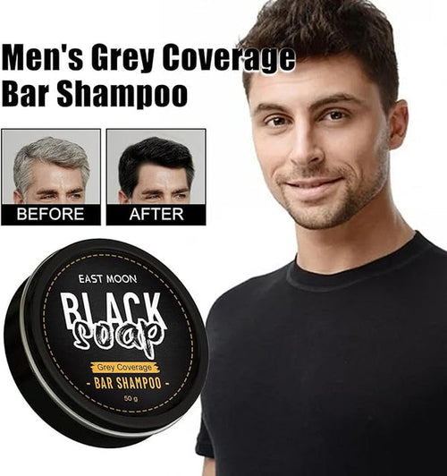 East Moon Black Soap Shampoo Bar (Pack of 2) – Herbal Hair Cleanser