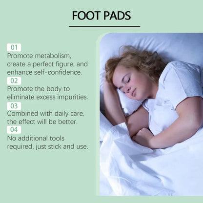 Herbal Gentle Detox Foot Pads – Overnight Body Cleanse (B10G10)