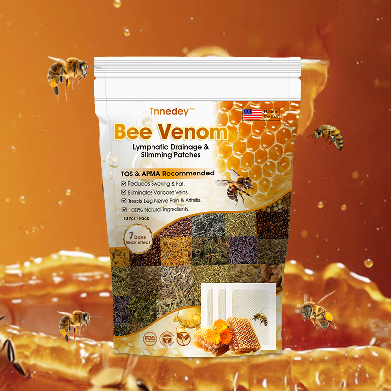 Bee Venom Lymphatic Drainage & Slimming Foot Patches (Buy 1 Get 1 Free) 🌿👣
