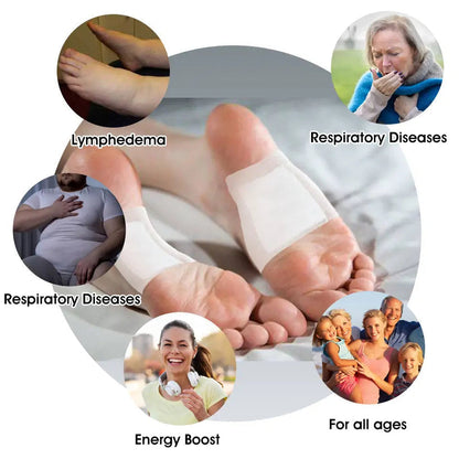 Bee Venom Lymphatic Drainage & Slimming Foot Patches (Buy 1 Get 1 Free) 🌿👣