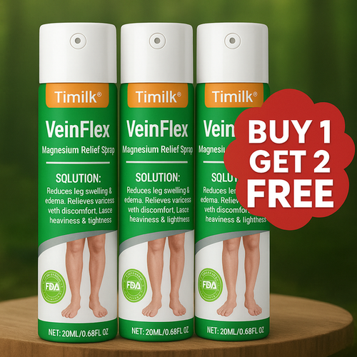 VeinFlex Magnesium Spray – Varicose Vein & Leg Pain Relief (FDA Certified)