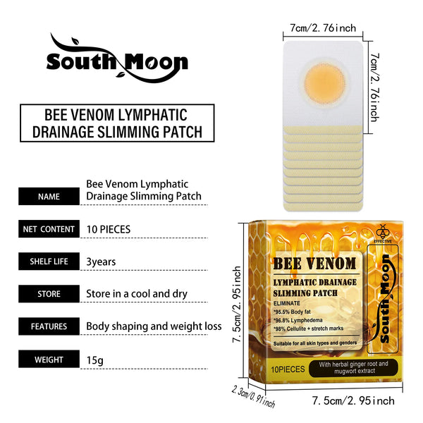 South Moon Bee Venom Slimming Patch – Lymphatic Detox Patches (Buy 10 Get 10)