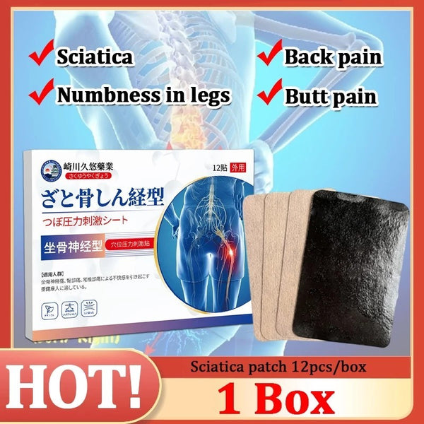 Japan Sciatica Pain Relief Patch – 20 Pcs Natural Pain Relief (Buy 10 Get 10)