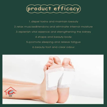 Herbal Detox Foot Pads – Deep Cleansing & Relaxation (36752 Reviews) Buy 1 Get 1 Free