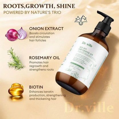 Dr.Ville Anti-Hair Loss Shampoo – Herbal Hair Growth Formula (B1G1)